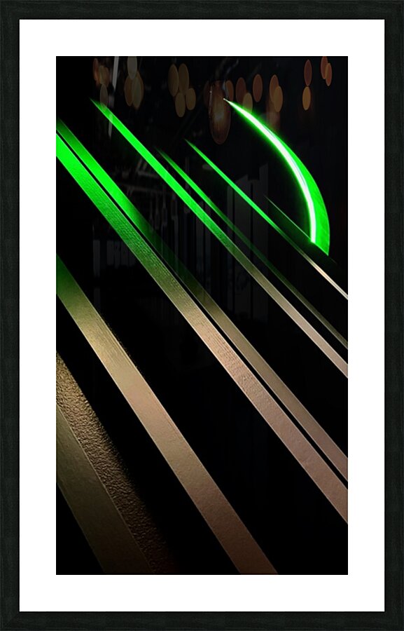 Green Picture Frame print
