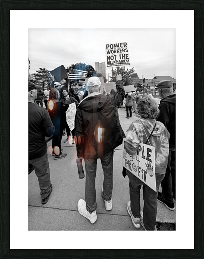Protest Impression et Cadre photo