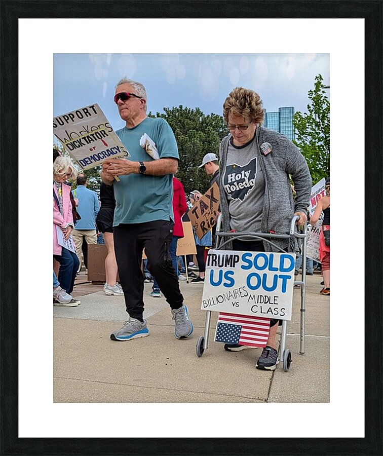 Protest Picture Frame print