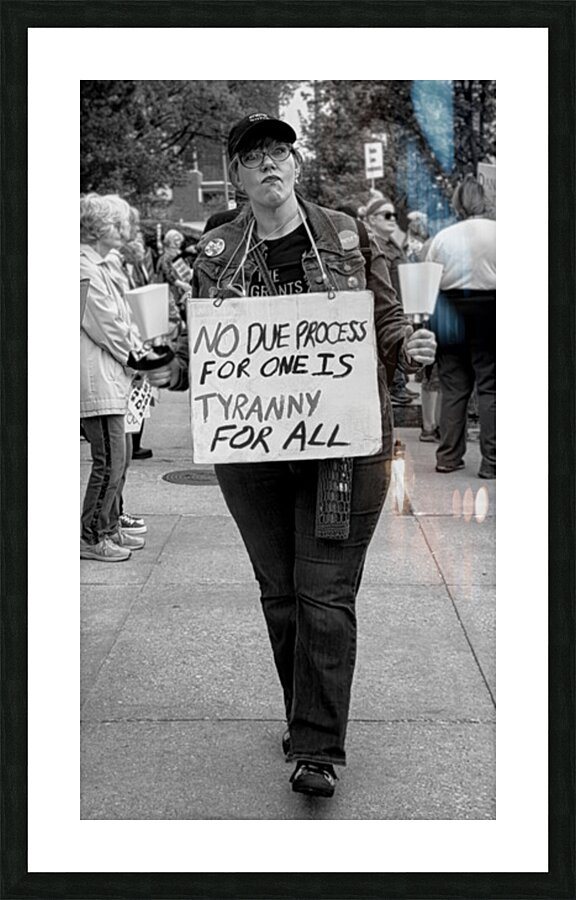 Protest Picture Frame print