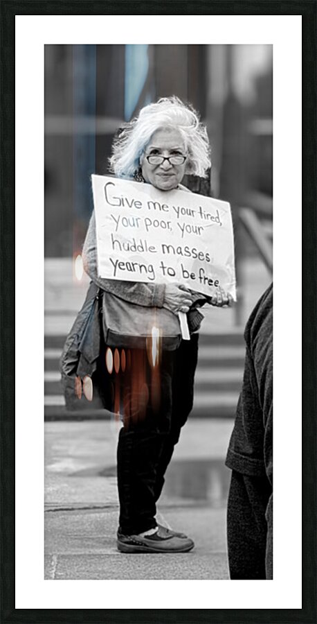 Protest Picture Frame print