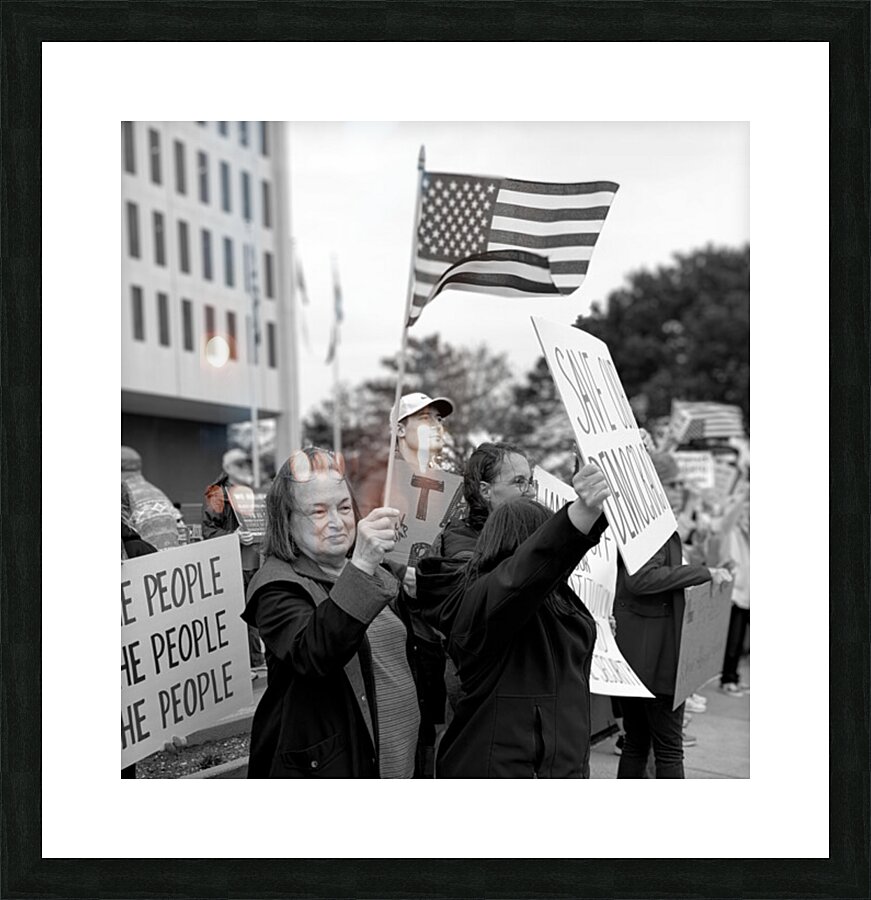 Protest Picture Frame print