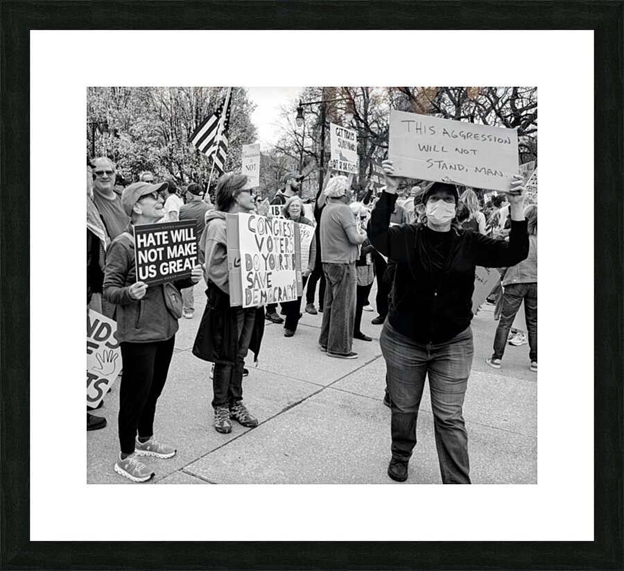 Protest Picture Frame print