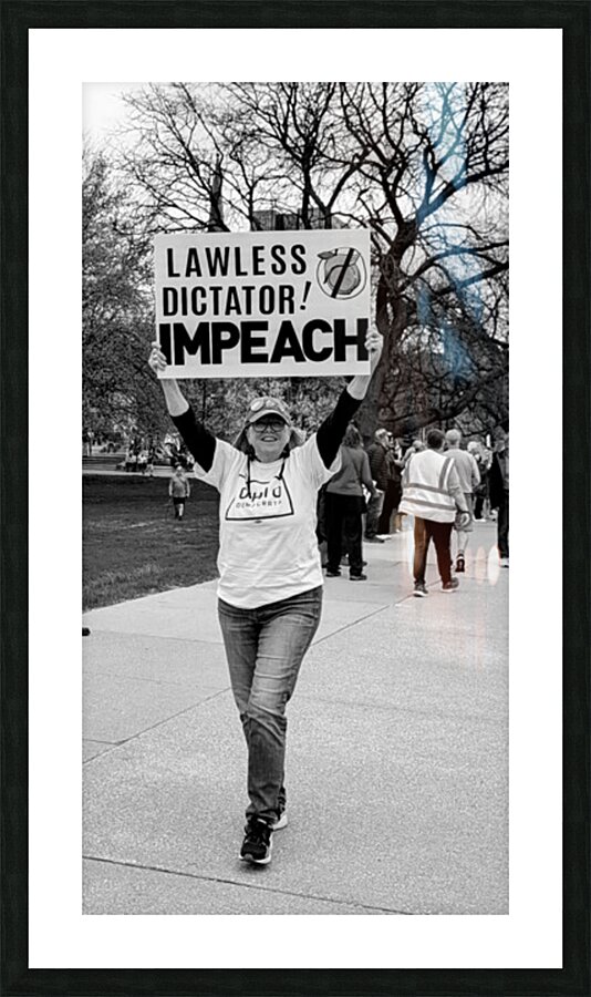 Protest Picture Frame print