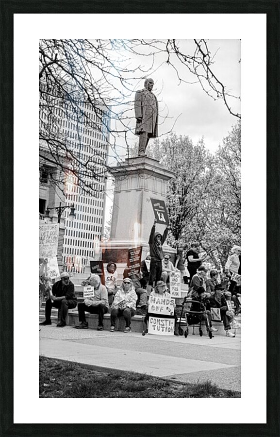 Protest Picture Frame print