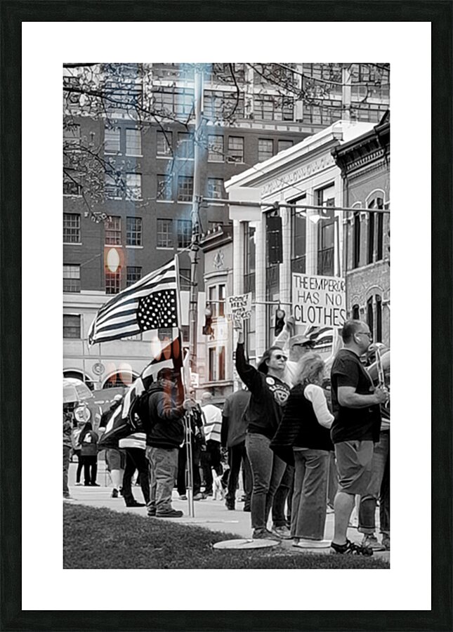Protest Picture Frame print