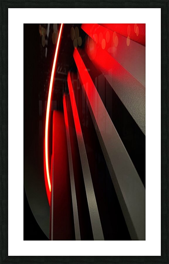 Red Picture Frame print