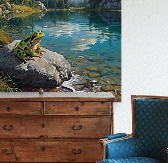 The Watchful Frog by the Lake by DJILO