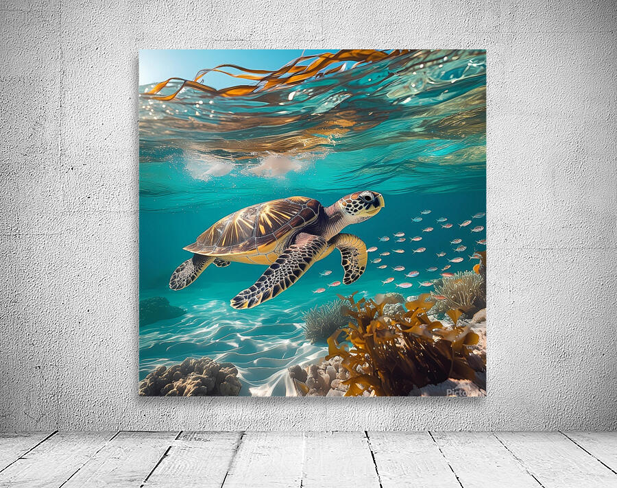 sea turtle Wall Preview
