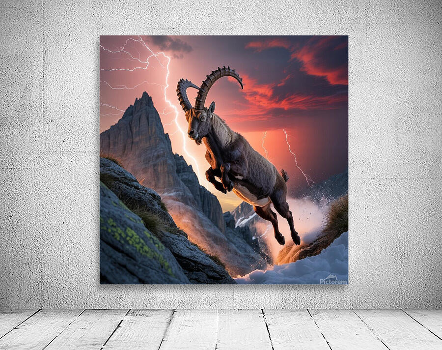  Mountain goat Wall Preview