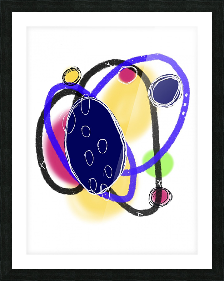 Orby Rings Picture Frame print