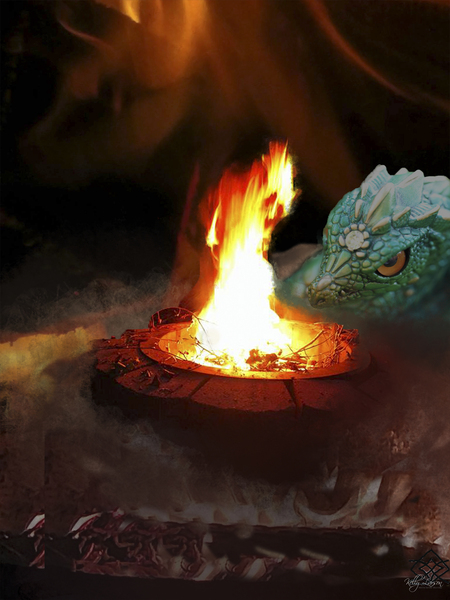 Dragon Fire Pit Digital Download