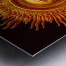 Aztec Sun Metal print