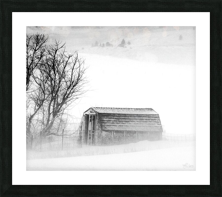 Winter Day Picture Frame print