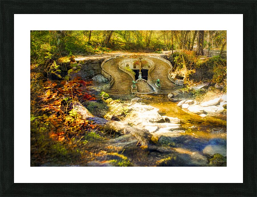 Pool of Origin Picture Frame print