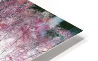 Crystal Forest Red HD Metal print