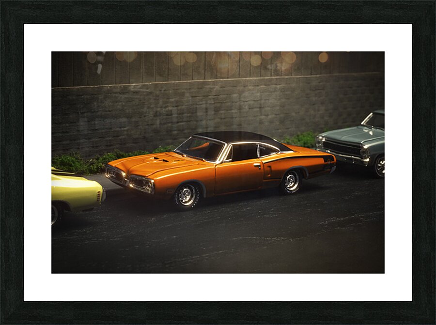 Parked and Ready Picture Frame print