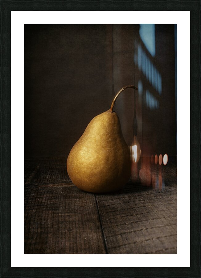 One Pear Picture Frame print