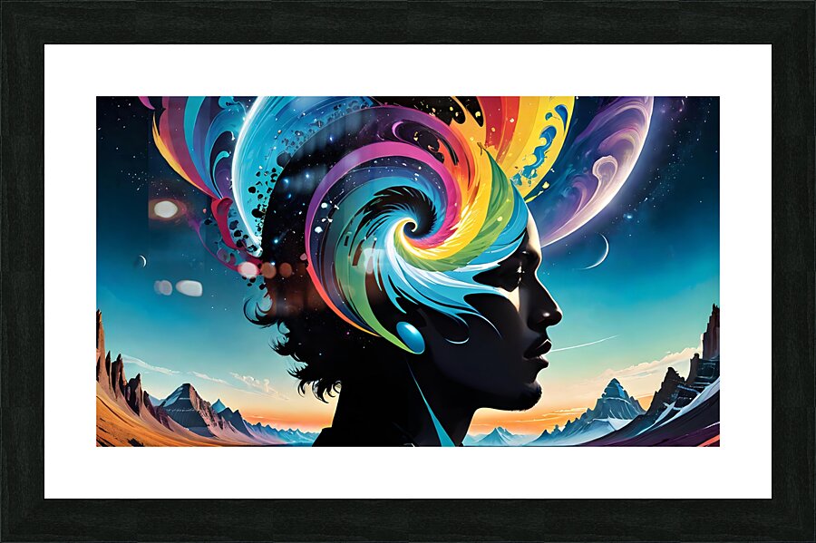 Digital Wonderland Picture Frame print