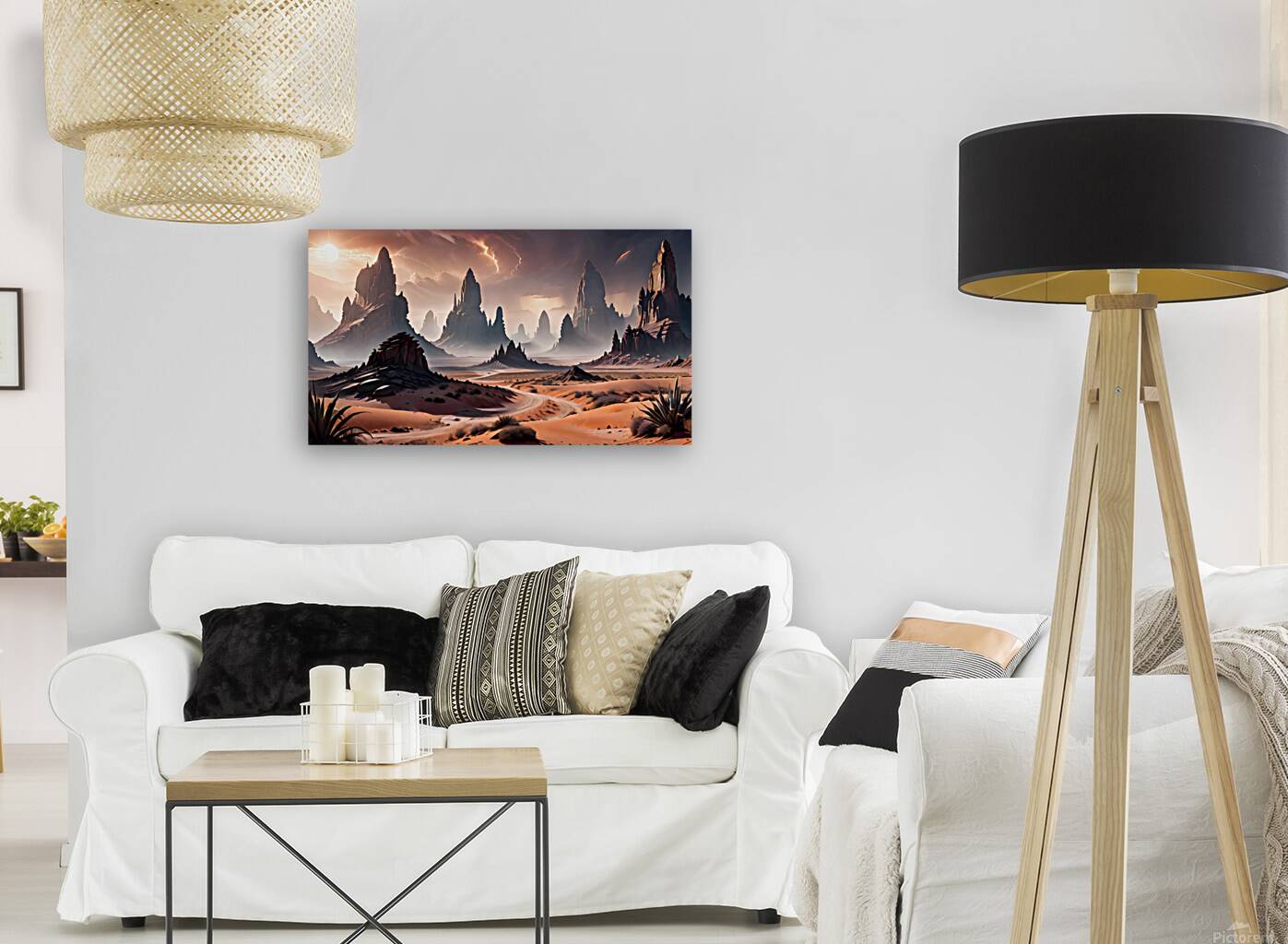 Desert Sunset Reproduction