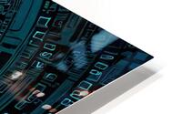 Cyber Shield HD Metal print