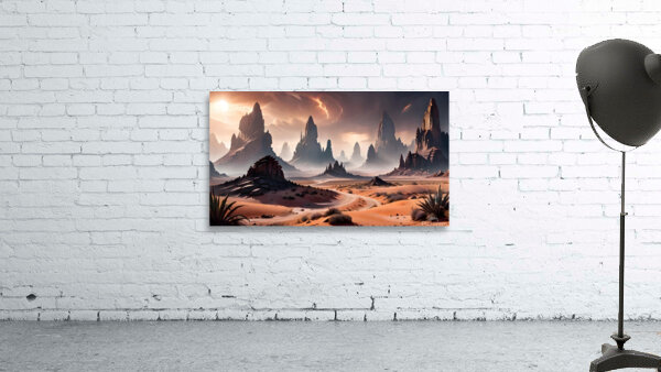 Desert Sunset Wall Preview