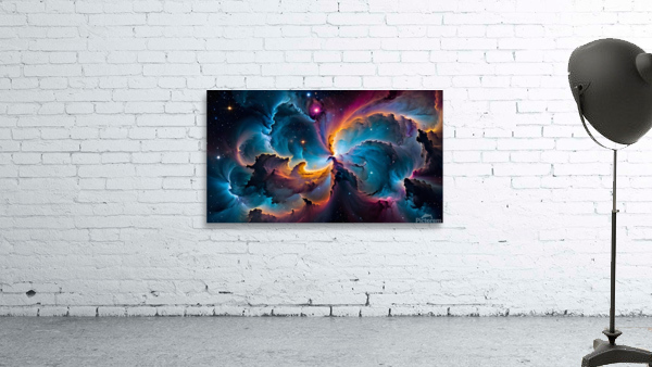 Cosmic Nebula Wall Preview