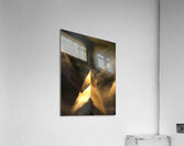 modern abstract black & gold Acrylic Print