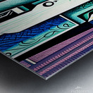 cubism abstract Metal print