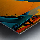 ceometrical abstract Metal print