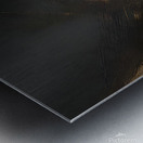 modern abstract black & gold Metal print