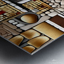 abstract stone pattern Metal print