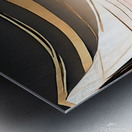 abstract village art Metal print