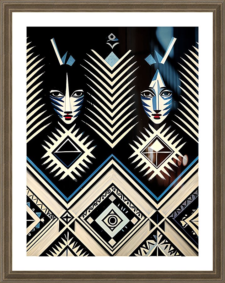 pattern abstract Picture Frame print