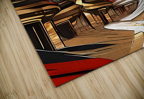 abstract village art Irfan chishty puzzle