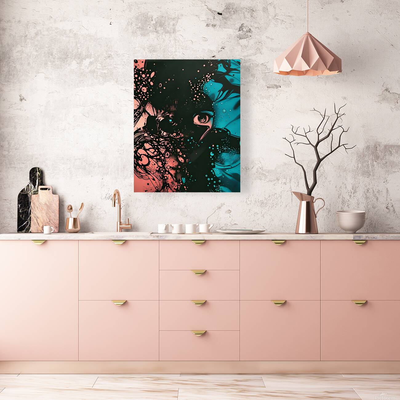 abstract digital art Reproduction