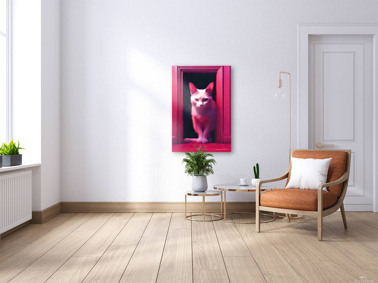 cat in door Reproduction