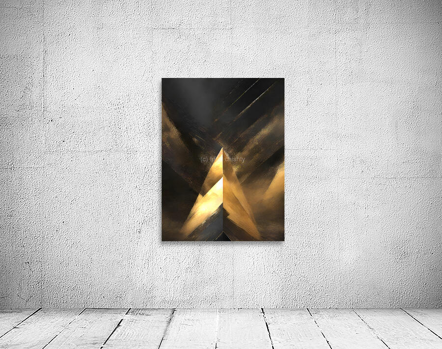 modern abstract black & gold Wall Preview