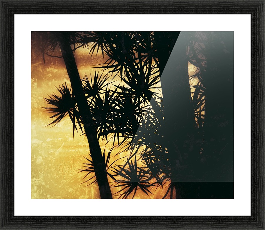 Golden Tree Picture Frame print