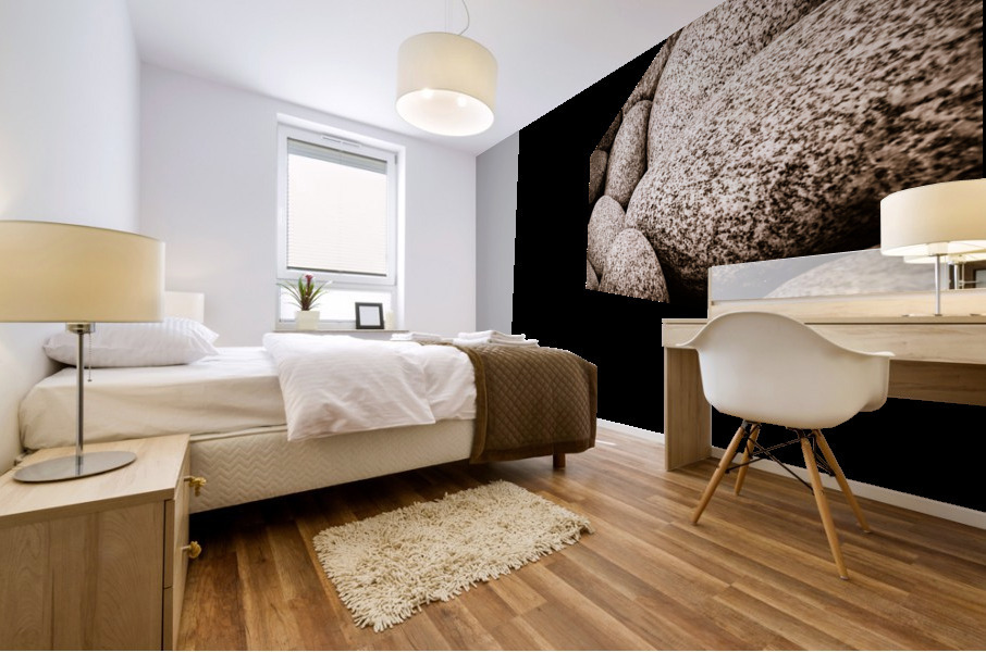 Granite stones background Mural print
