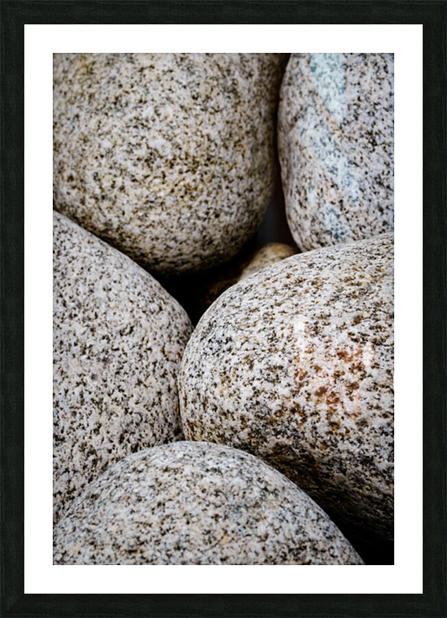 Granite stones background Picture Frame print