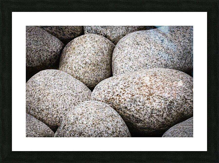 Granite stones background Picture Frame print