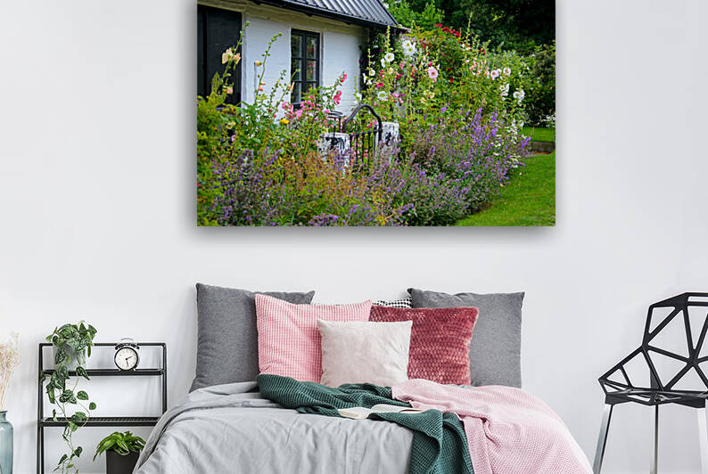Traditional cottage garden in Skane by AS Photography