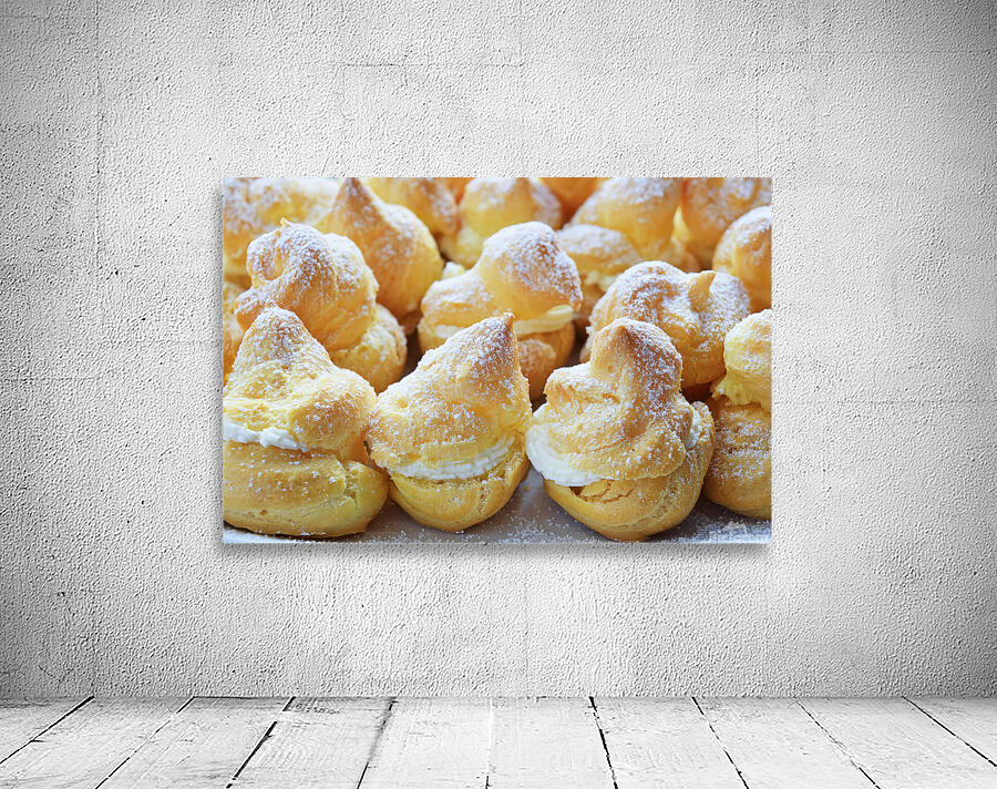 Appetizing cream puffs Wall Preview