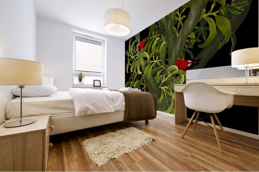 Iiwi Dreams Mural print