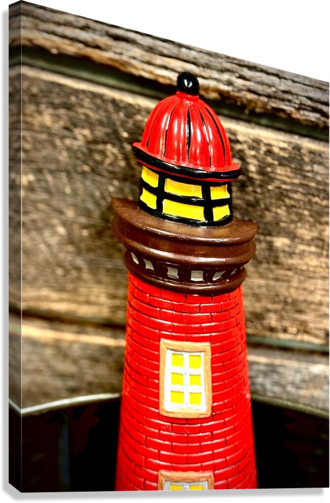 Red Lighthouse Model Ornament
