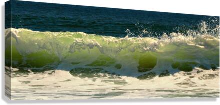Green Wave Panorama Seascape