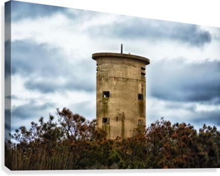 Fire Control Tower One in the Clouds