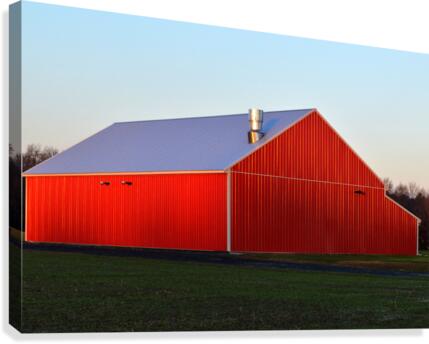 Plain and Simple Red Barn