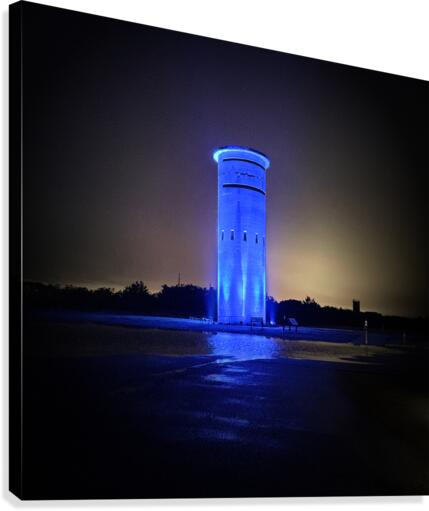 Fire Control Tower 3 Cobalt Blue Reflection